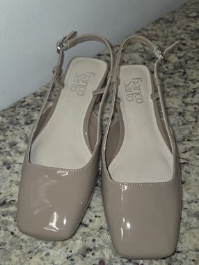 NEW Franco Sarto Women's Tadella Slingback Flats Size 6 Gray Taupe